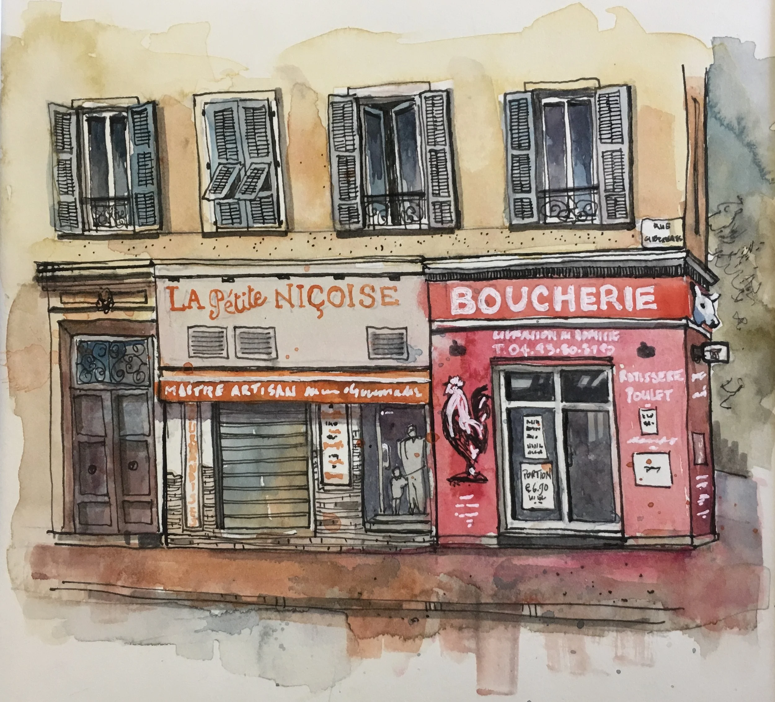 French Sketches - Lisa Hannaford Artwork
